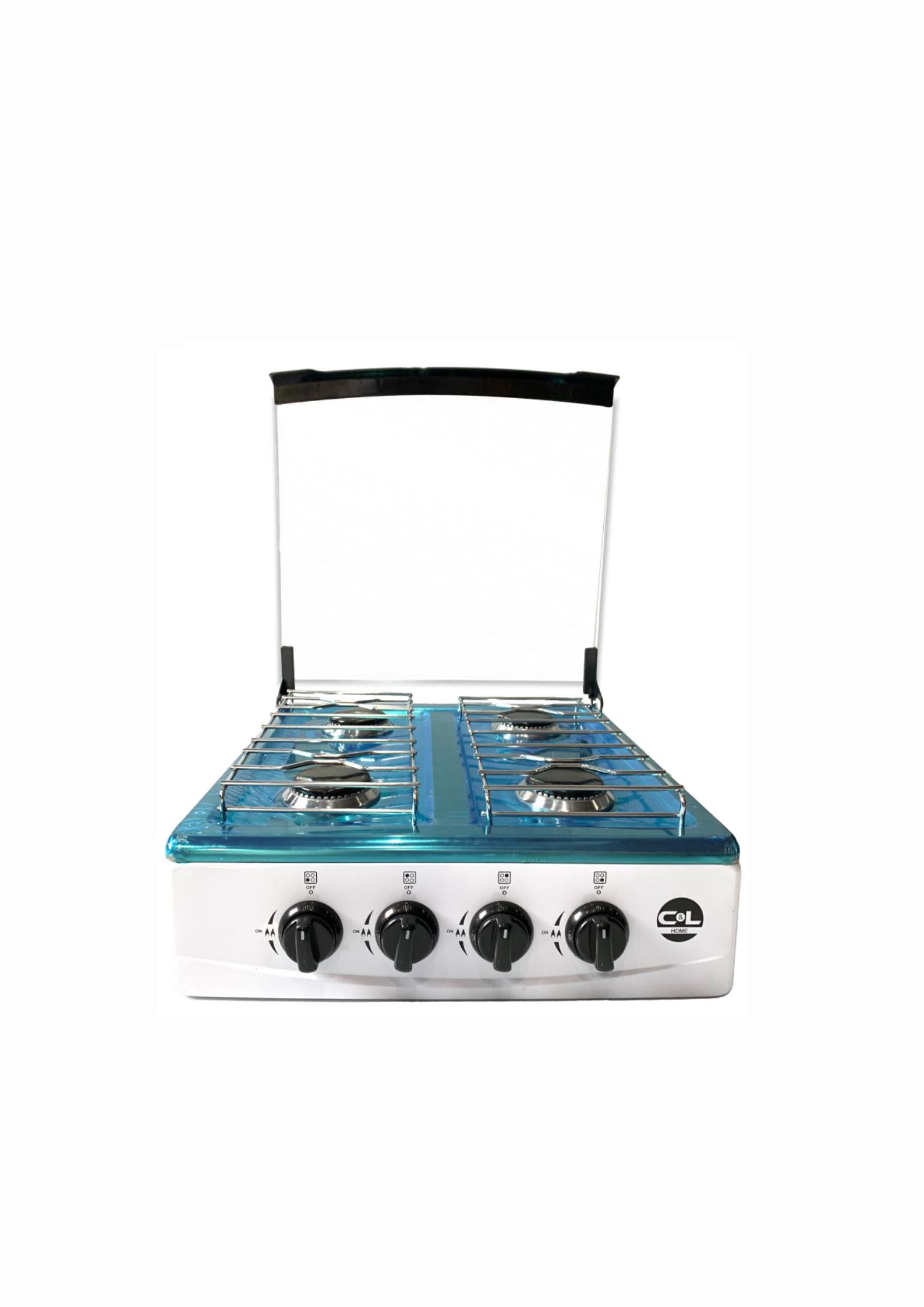 C&L JK-04HHC-G 4Q C/TAPA DE VIDRIO